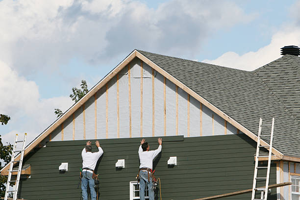 Professional Emergency Siding Repair technician working in Sparta, NC